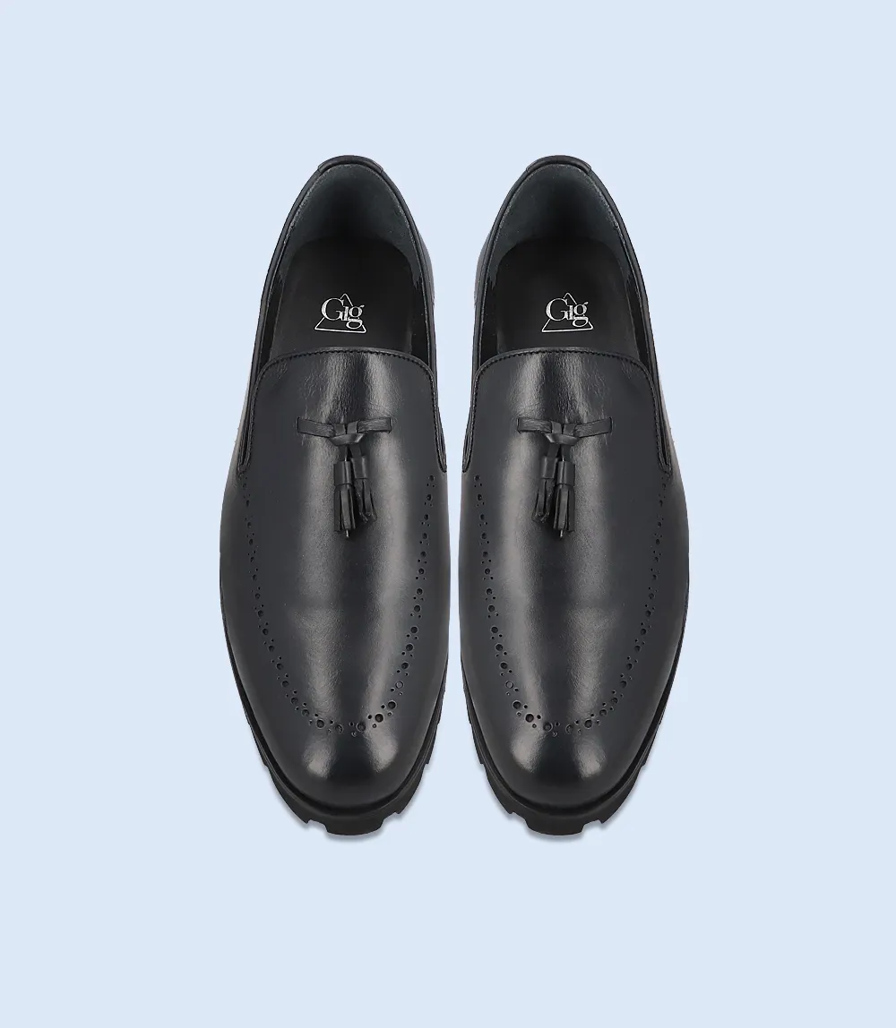 BM5159-BLACK-Men Formal Slip-on's