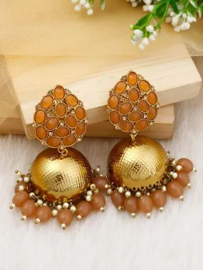 Brown Bubble Jhumkis