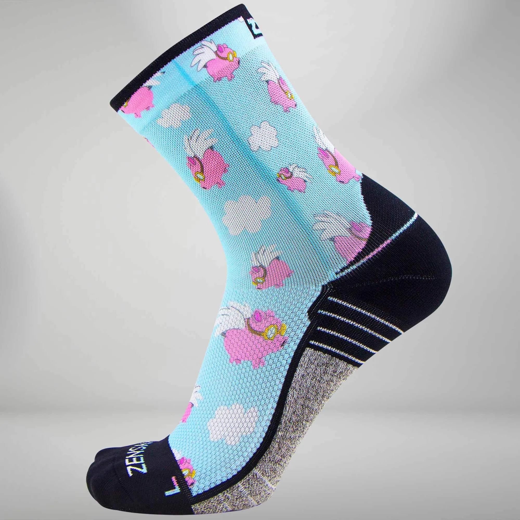 Flying Pigs Socks (Mini Crew)