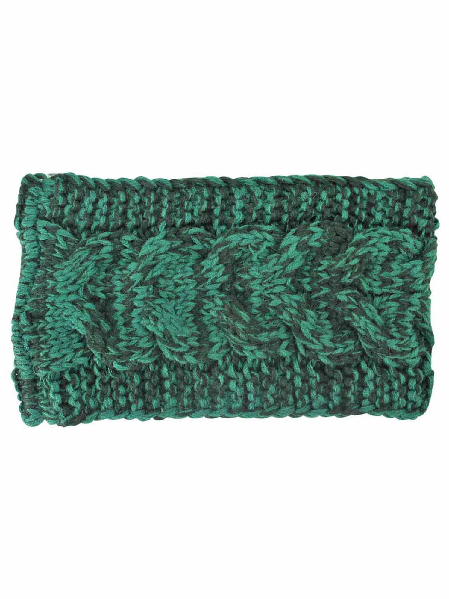 Green Marled Knit Super Soft Winter Headband