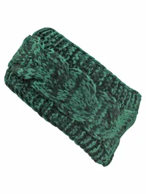 Green Marled Knit Super Soft Winter Headband