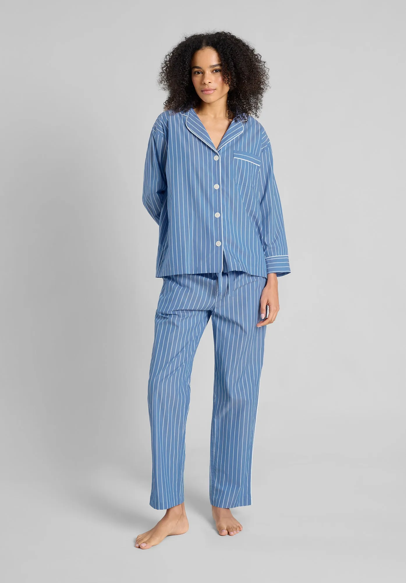 Marina Pajama Set in French Riviera Stripe