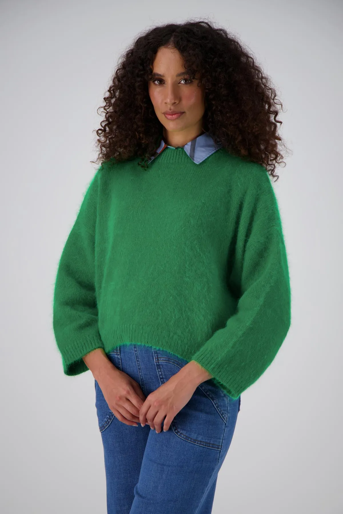 Montreal Knit Green in Angora