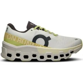 On Women's Cloudmonster 2 Running Shoes Undyed / Zest