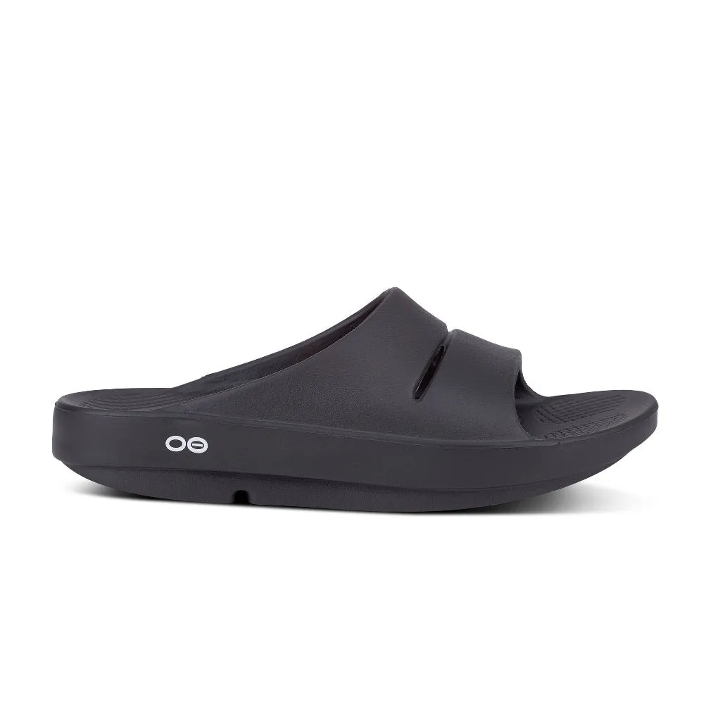 Oofos Unisex OOahh Slide Black