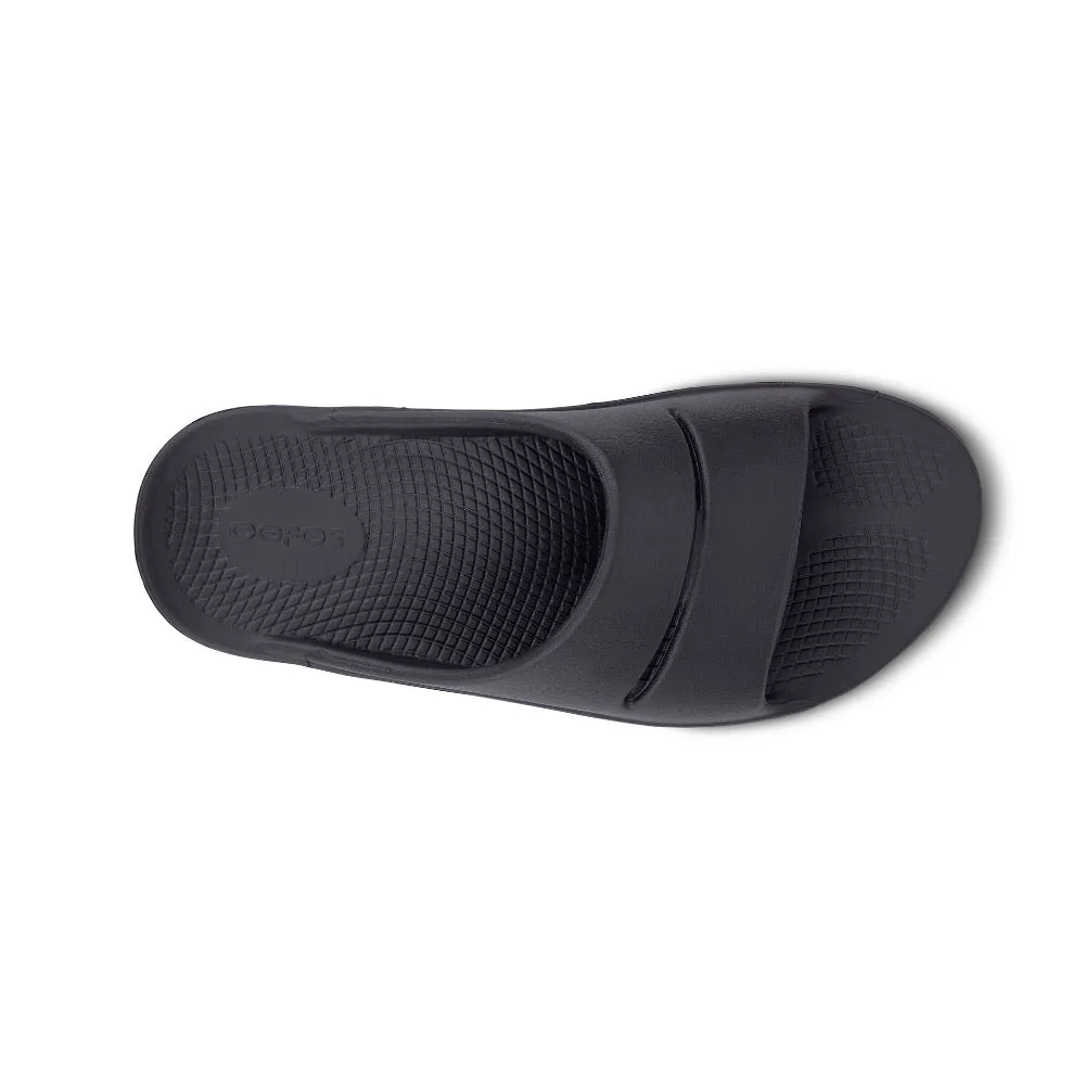 Oofos Unisex OOahh Slide Black