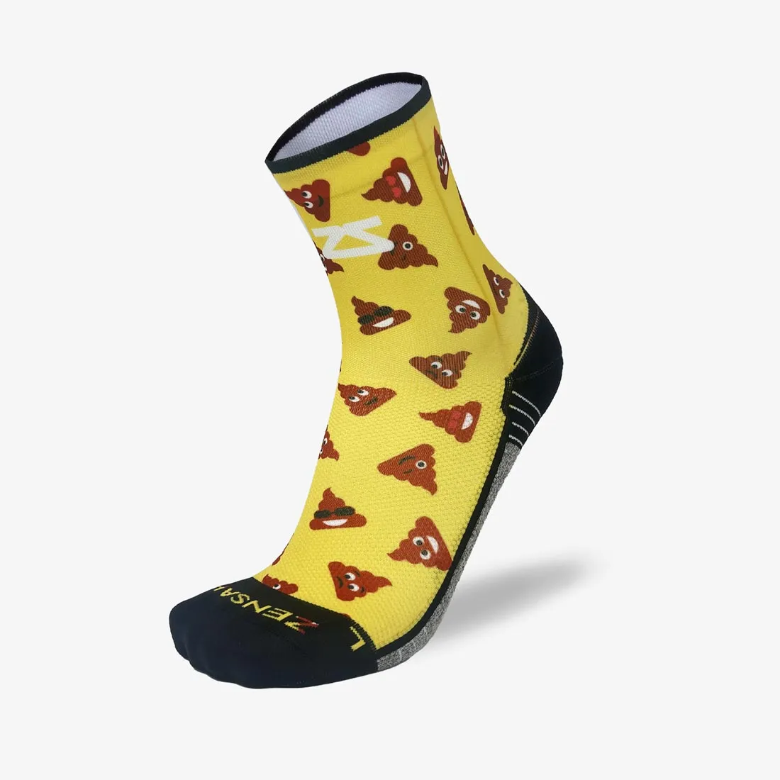 Poop Emojis Running Socks (Mini-Crew)