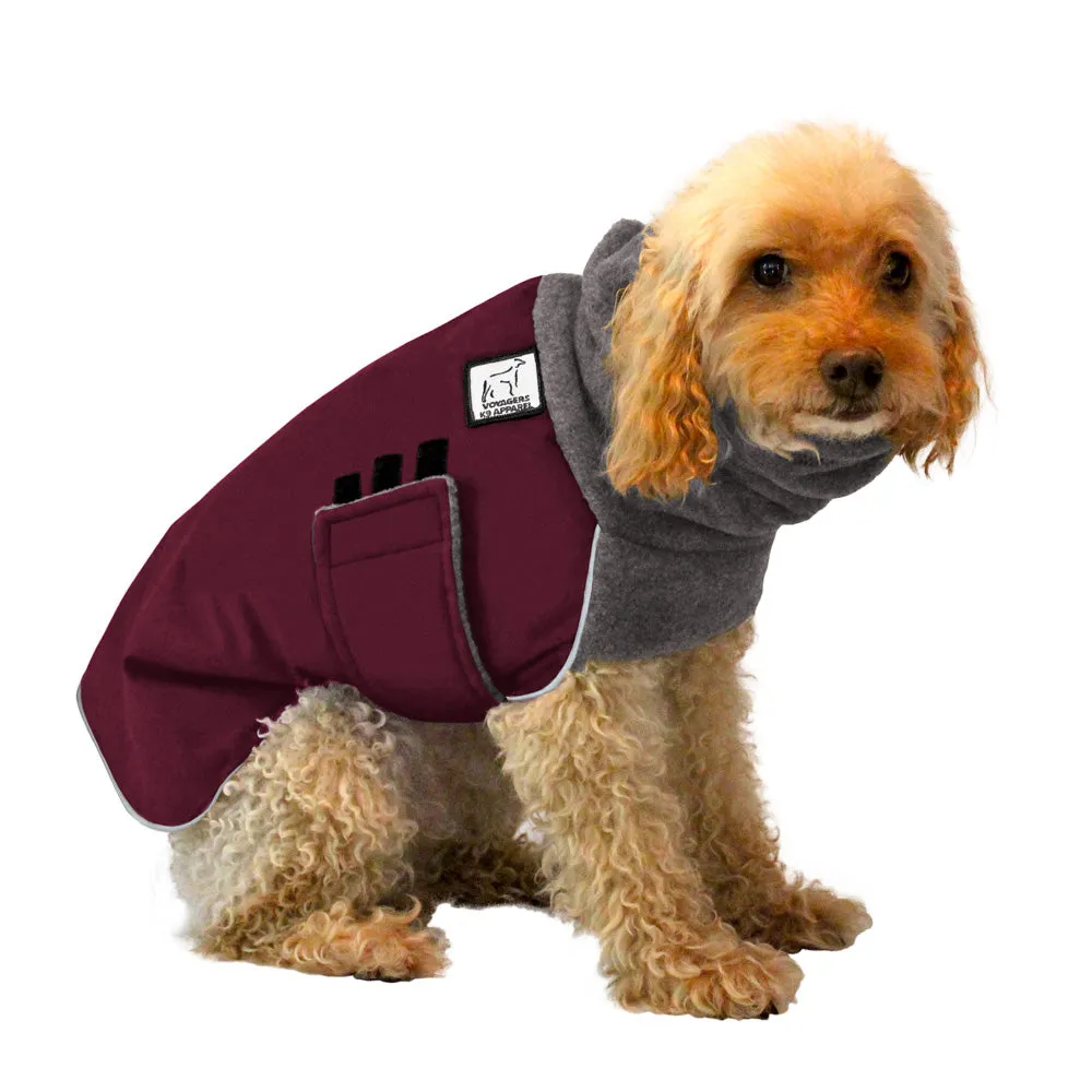 ReCoat ♻️ Miniature Poodle Winter Coat with Harness Opening