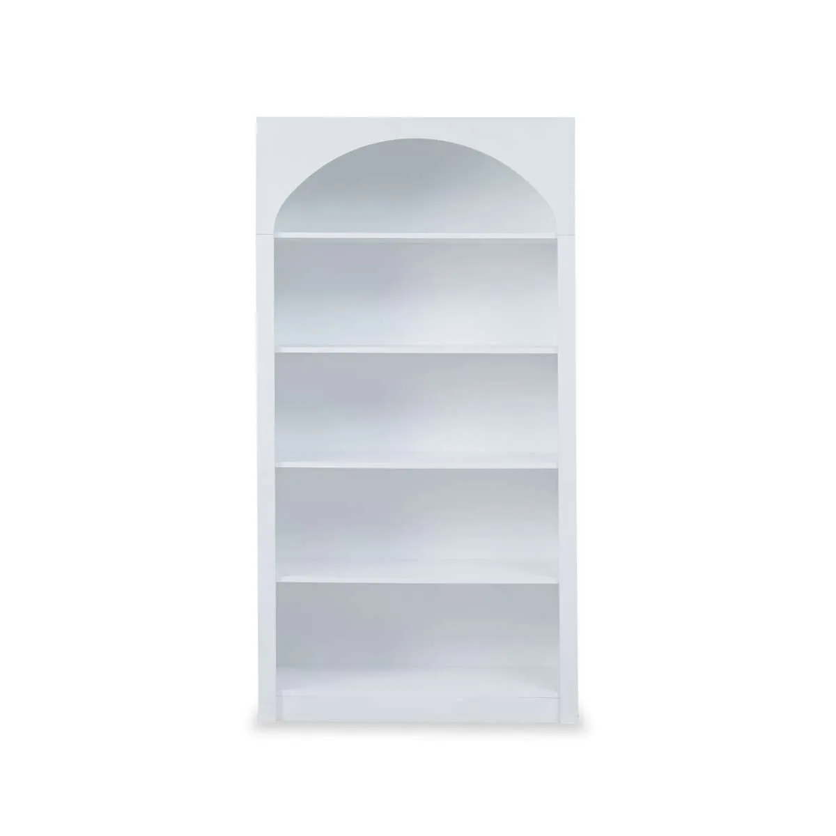 Santorini Tall Arched Bookcase - White