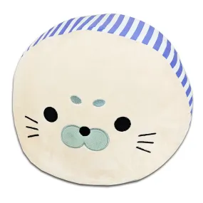 Squishy Seal Face Pillow with Stripes | Sally The Seal