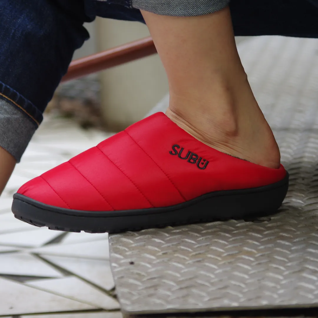 SUBU Tokyo Fall & Winter Slippers - Red