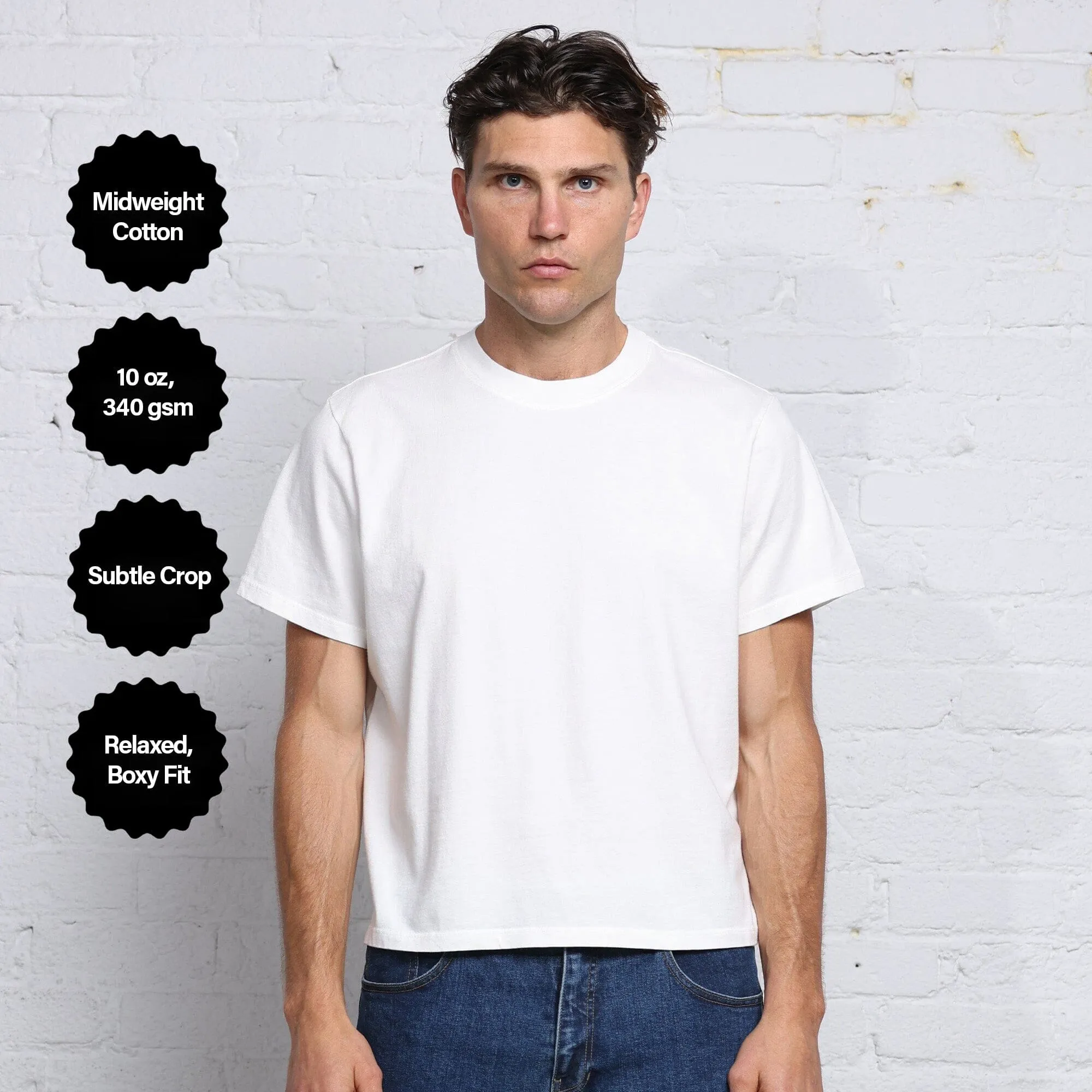 The Silverlake Crop Tee II (Natural)