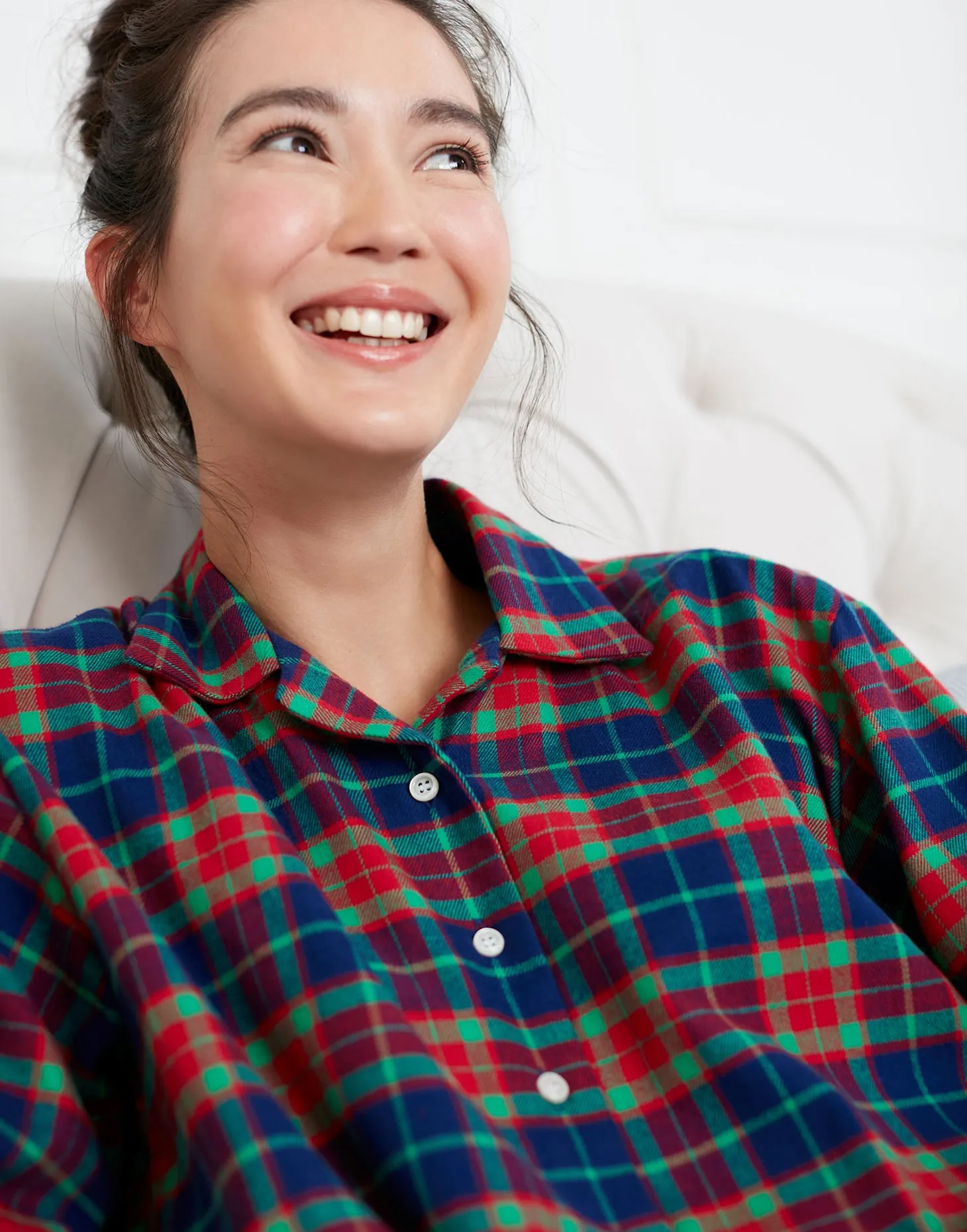 Women's Brushed Cotton Nightshirt – Cairngorm Tartan