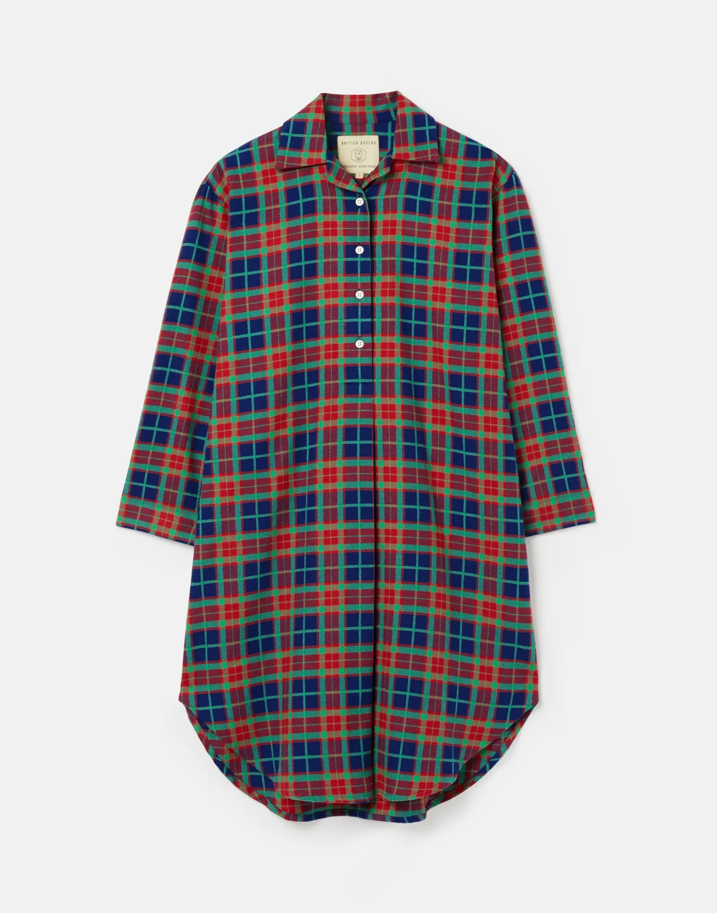 Women's Brushed Cotton Nightshirt – Cairngorm Tartan